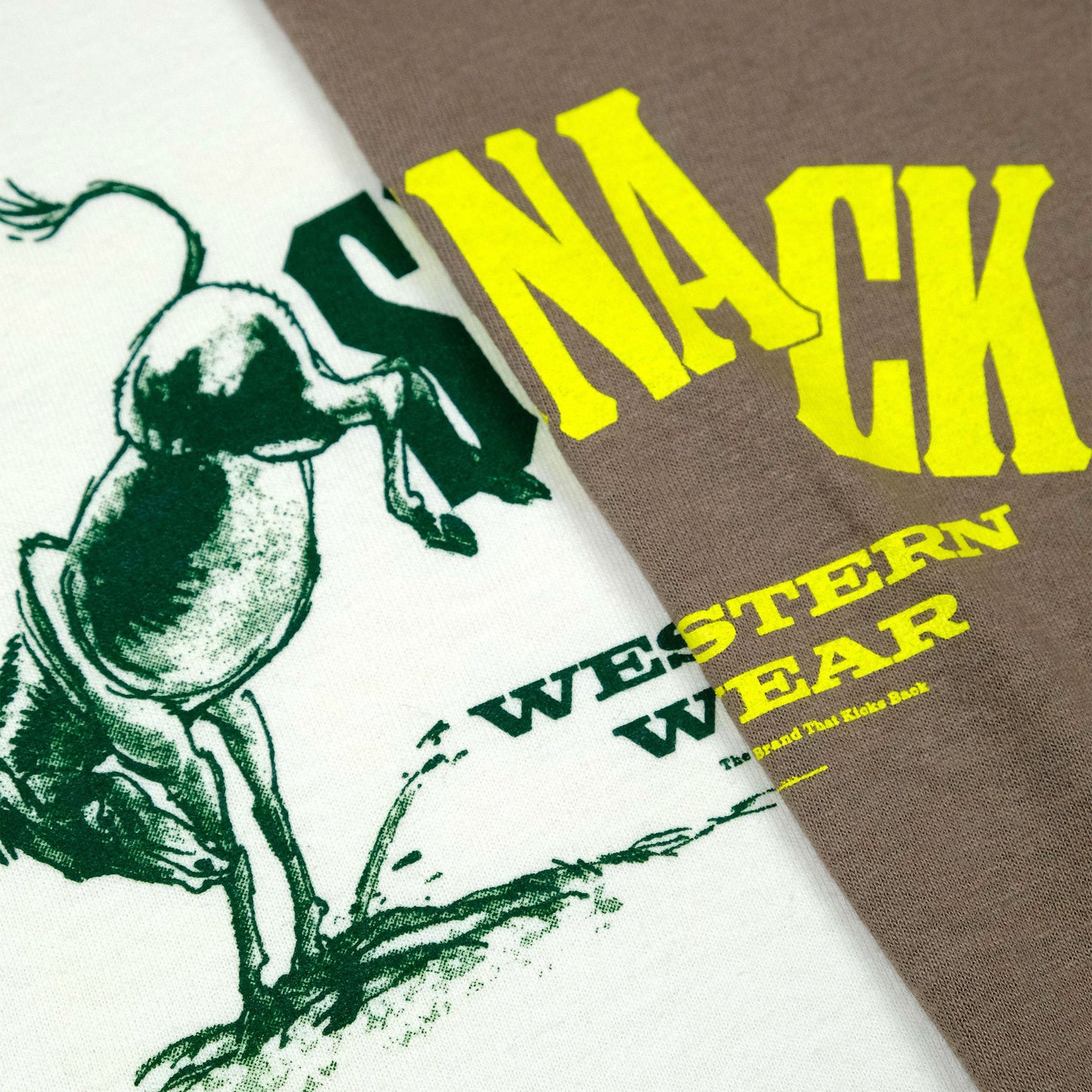 Snack 'Western Wear' Tee (Brown)