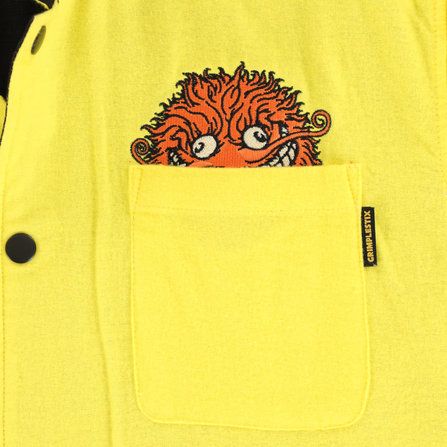 Anti-Hero Grimple Reversible Jacket (Black/Yellow)