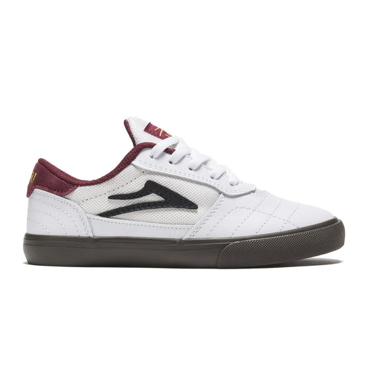 Lakai Cambridge Kids (White/Gum Leather)