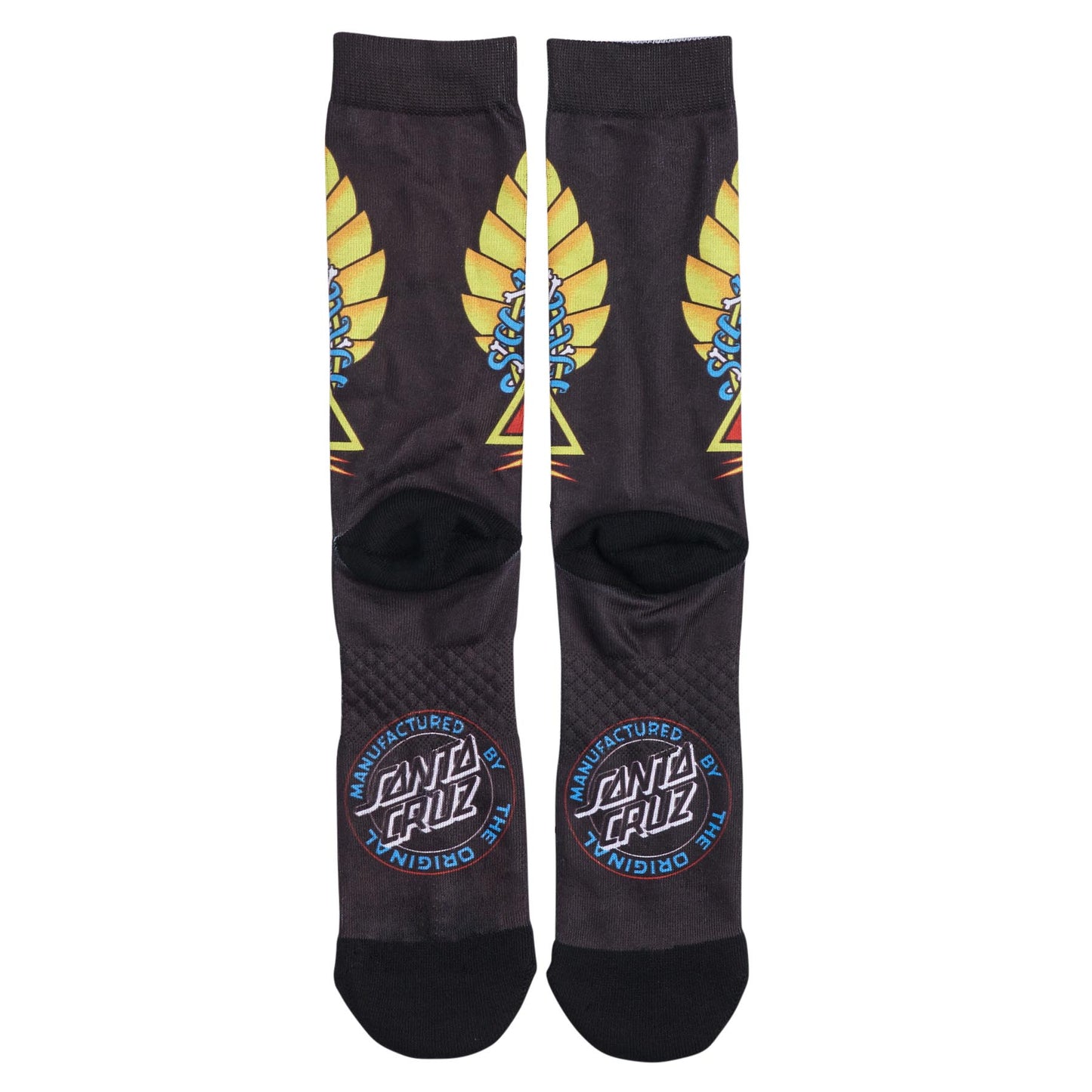 Santa Cruz Natas Screaming Panther Dress Socks (Black)