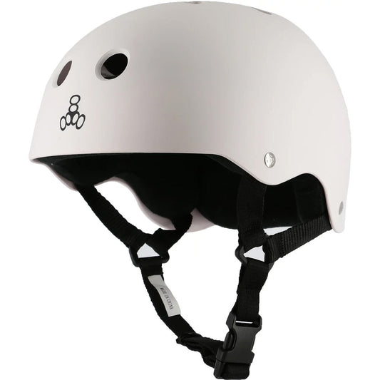 Triple 8 Sweatsaver Helmet (White Rubber)