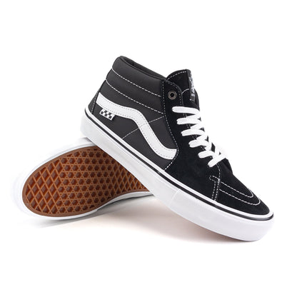 Vans Skate Grosso Mid (Black/White/Emo Leather)