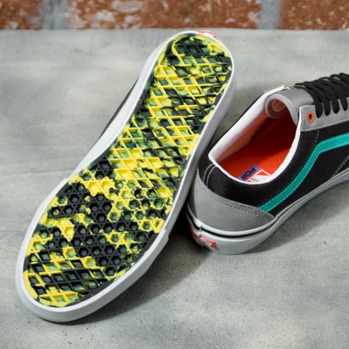 Vans Lucid Skate Old Skool (Black/Gray/Atlantis)