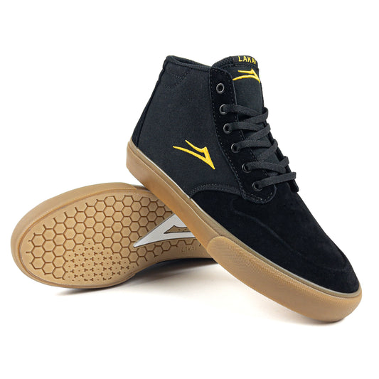 Lakai Riley 3 High (Black/Gum Suede) *Size 9.5*