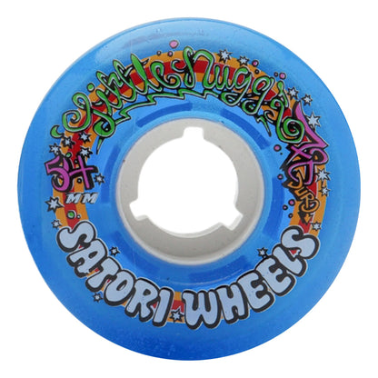 Lil Nugz 78a Clear Blue Cruiser Wheels (54mm)