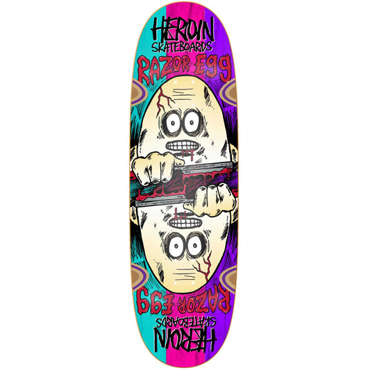 Heroin Razor Egg Spliced Symmetrical Deck (9.5)