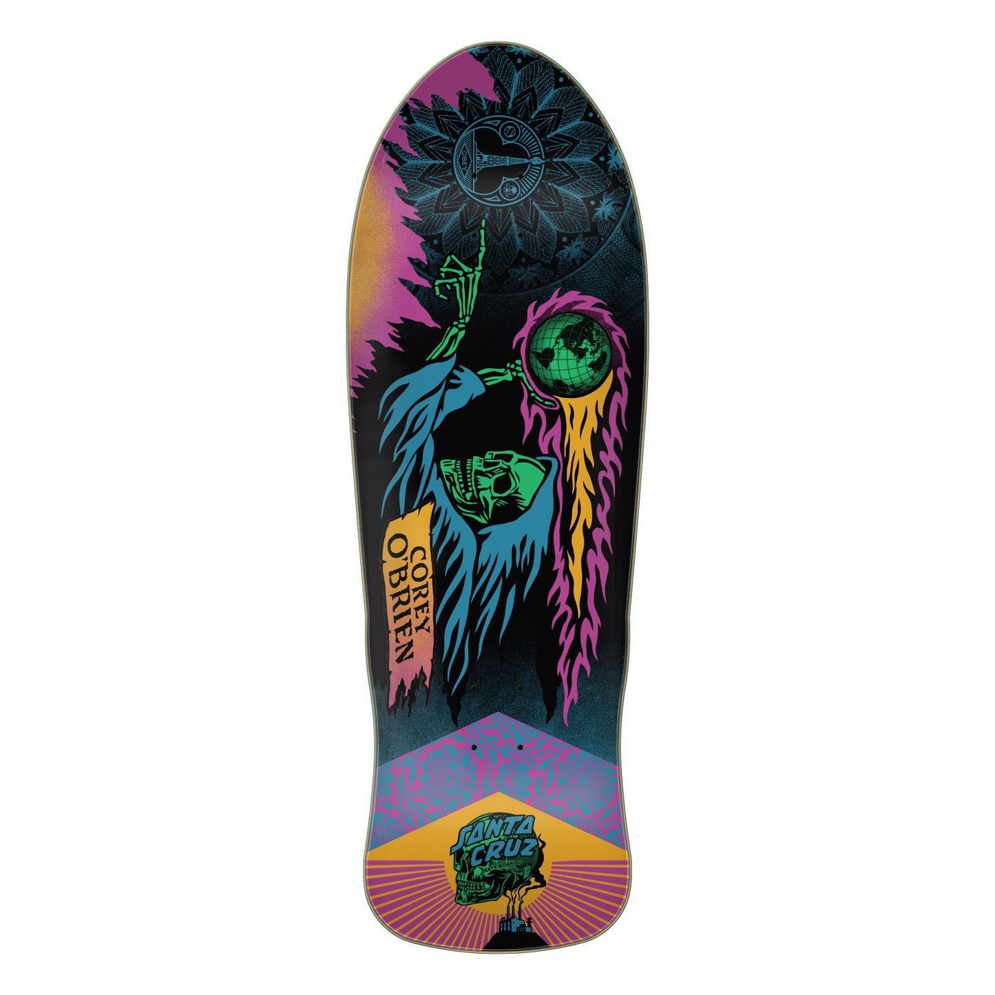 Santa Cruz O'Brien Reaper Reissue Deck by Shepard Fairey