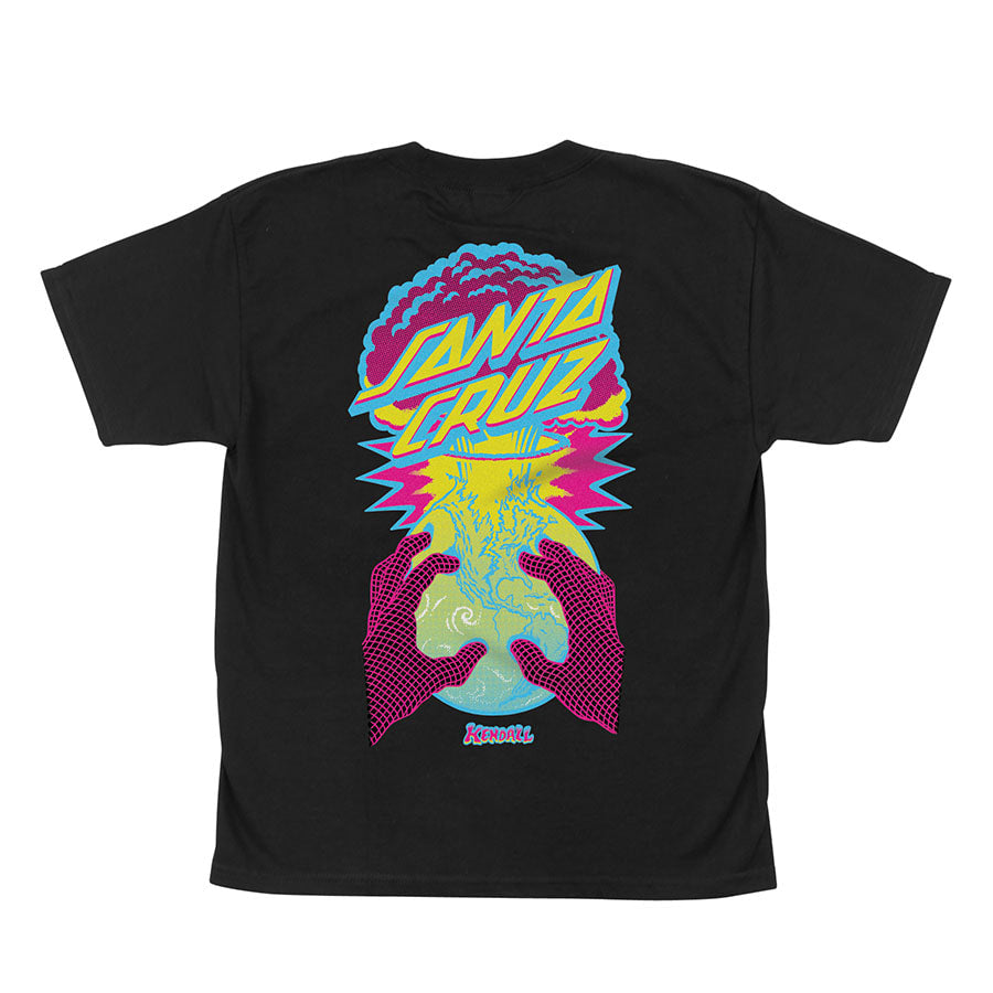 SANTA CRUZ KENDALL EOTW DOT YOUTH T-SHIRT (BLACK)