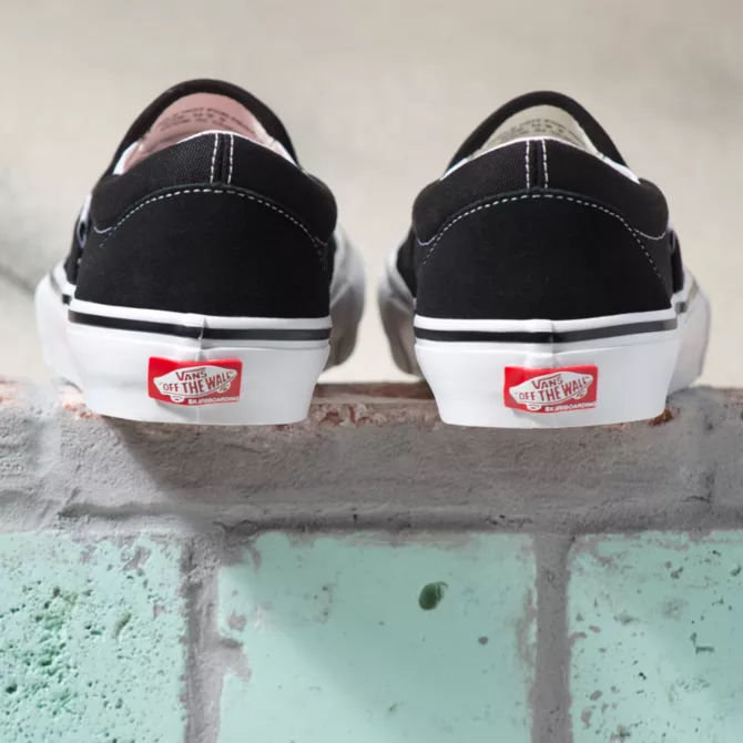 Vans Skate Slip-On (Black/White)