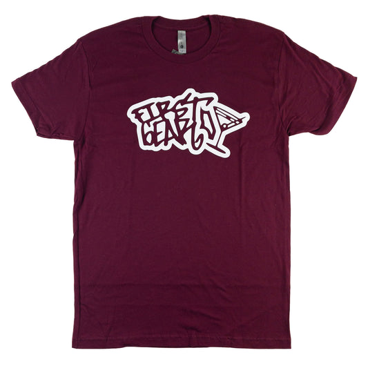 Martini Tee (Maroon)