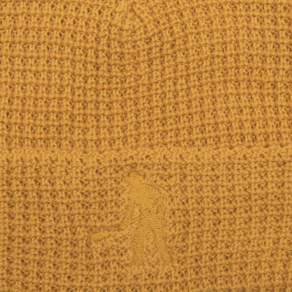 Pass~Port Organic Cotton Waffle Knit Beanie (Marigold)