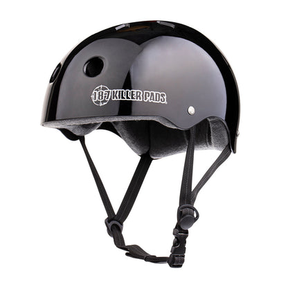 187 Pro Skate Helmet w/Sweatsaver Liner (Gloss Black)