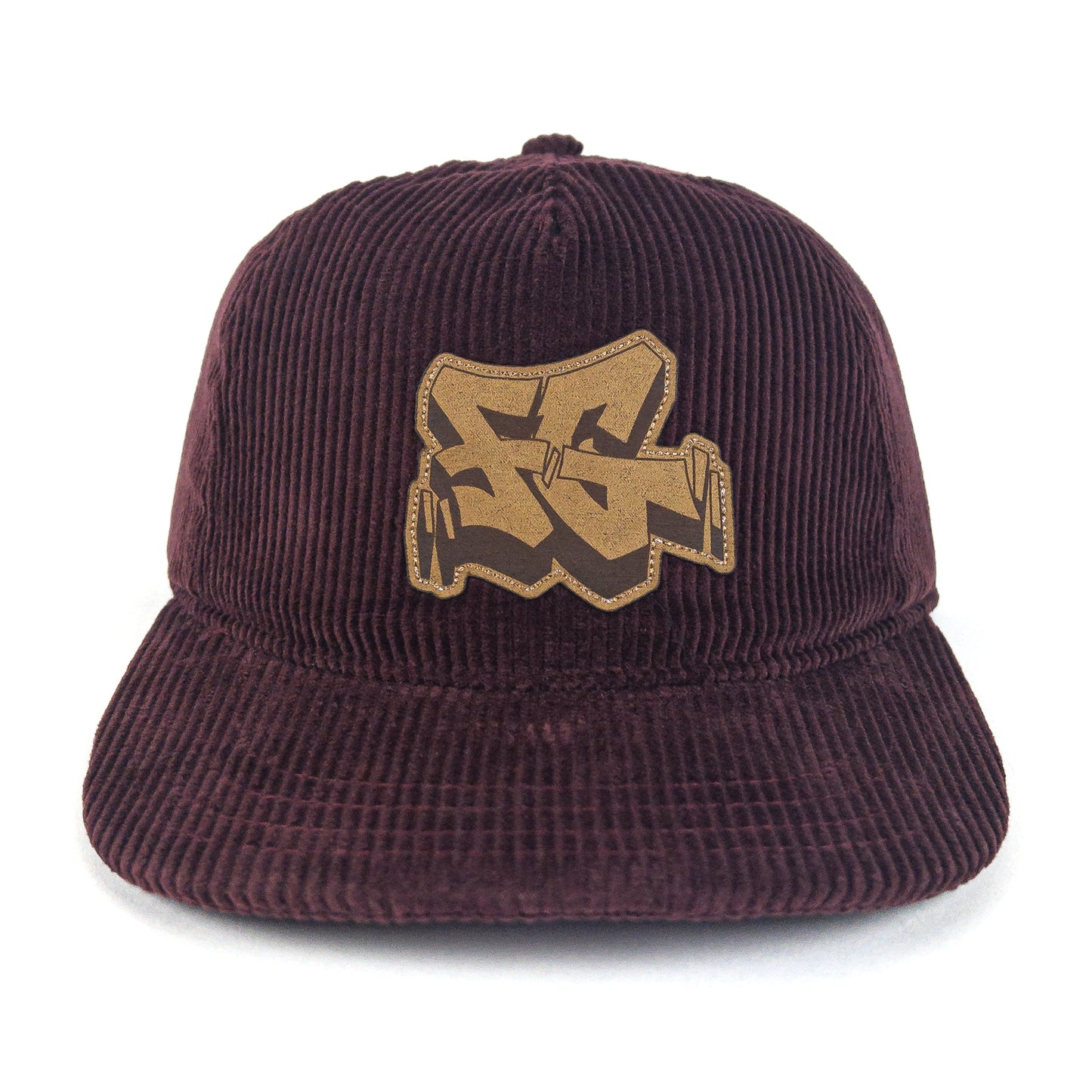 First Gear x KERO Corduroy Strapback Hat (Maroon)