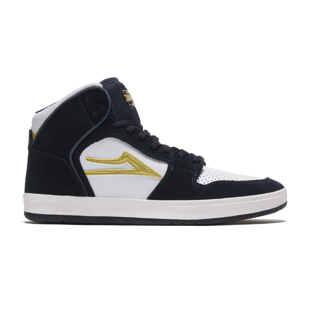 Telford (Navy/White Suede)