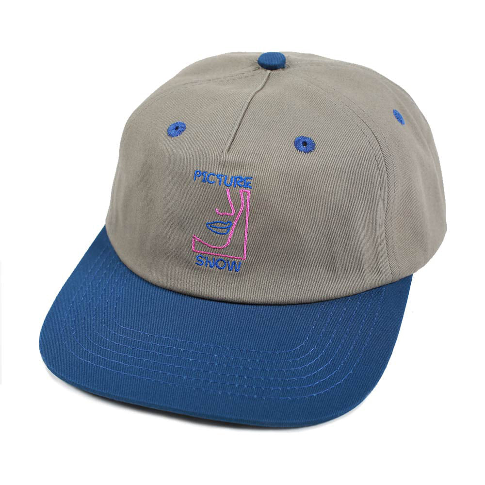 PICTURE SHOW NEON SNAPBACK (GREY/NAVY)