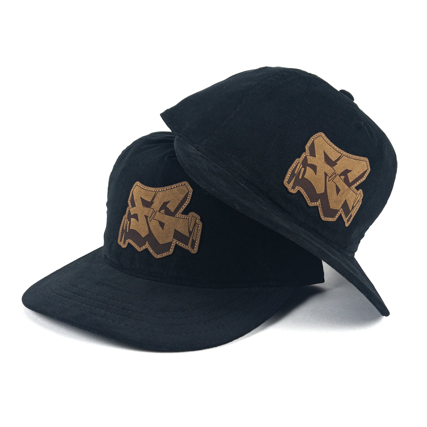 First Gear x KERO Corduroy Strapback Hat (Black)