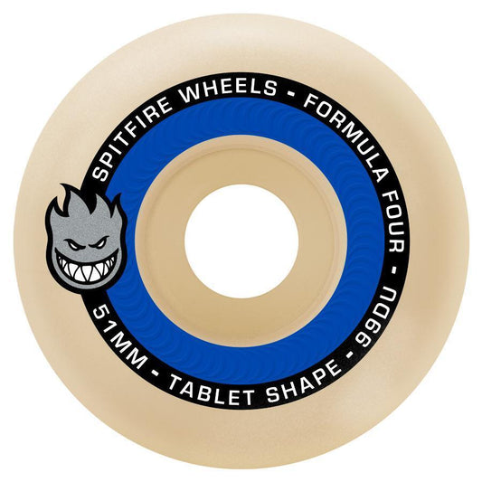 Spitfire Formula Four 99a Tablets Natural Wheels (53mm)