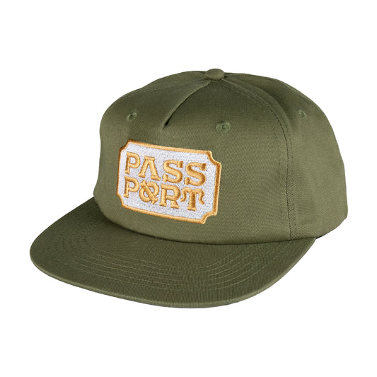 Pass~Port Yearbook Logo Workers Cap (Military)