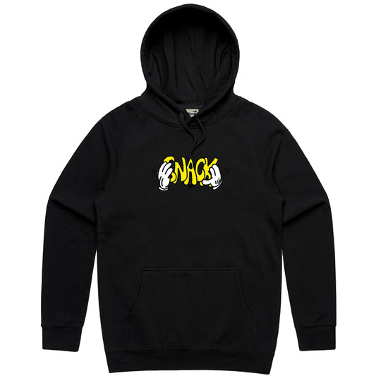 Snack Good Hands Embroidered Hoodie (Black)