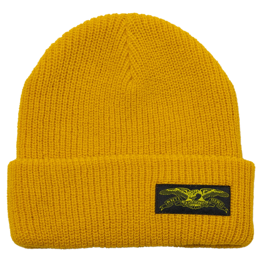 Stock Eagle Label Cuff Beanie (Gold)