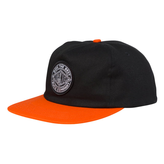 INDEPENDENT BTG REFLECT SNAPBACK HAT (BLACK/ORANGE)