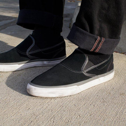 Emerica Wino G6 Slip-On Youth (Black/White/Gold)