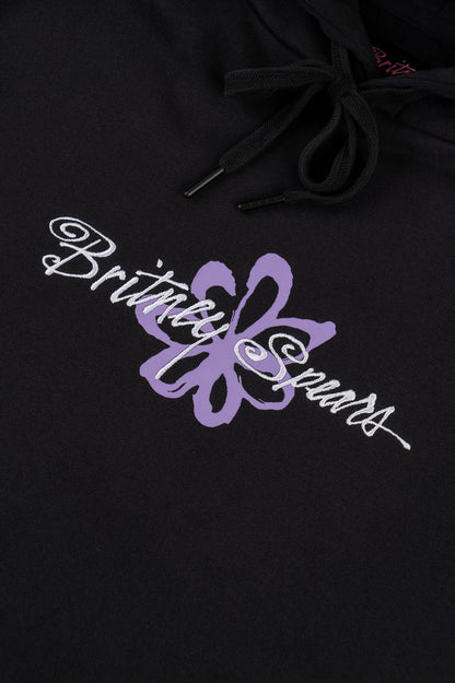 Welcome X Britney Spears Flower Hoodie (Black)