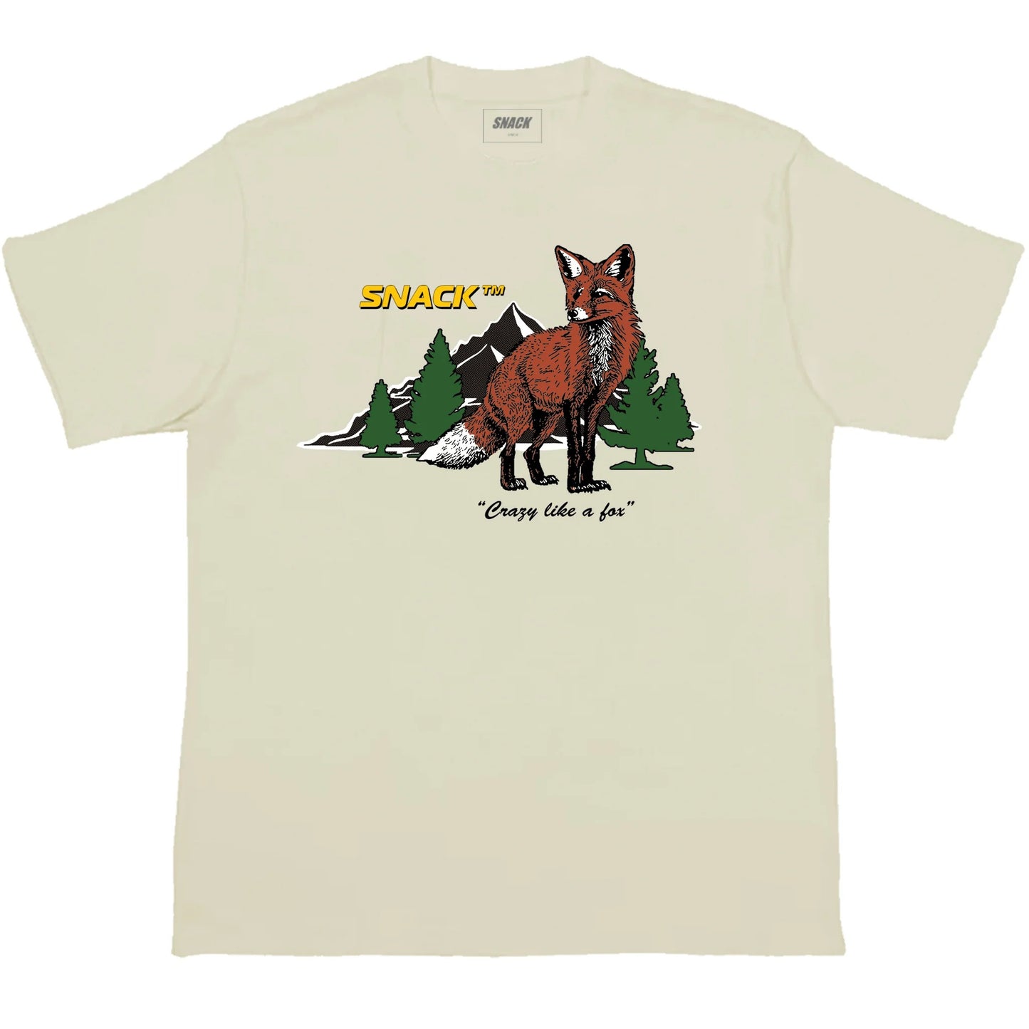 Crazy Like A Fox Tee (Cream)
