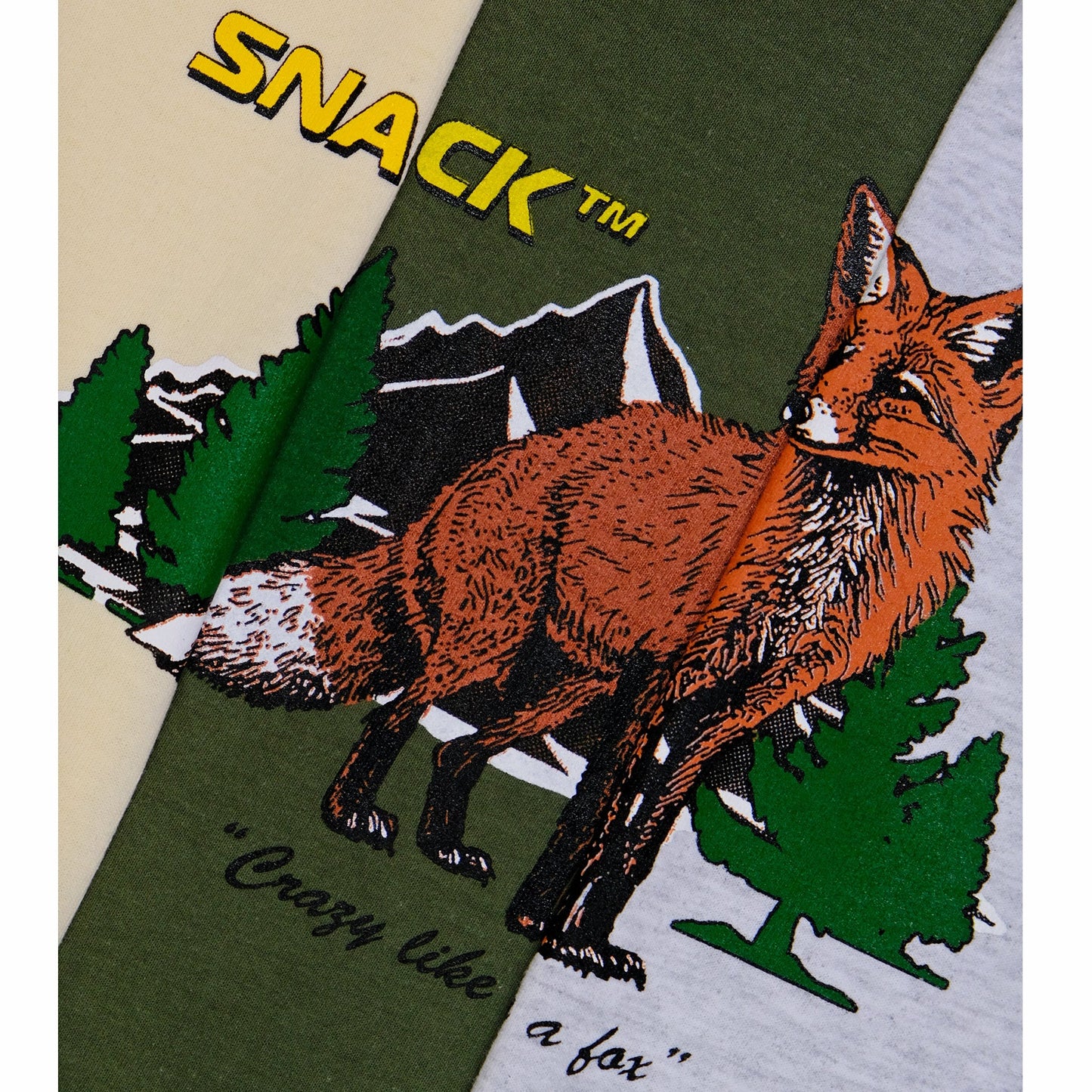 Crazy Like A Fox Tee (Cream)