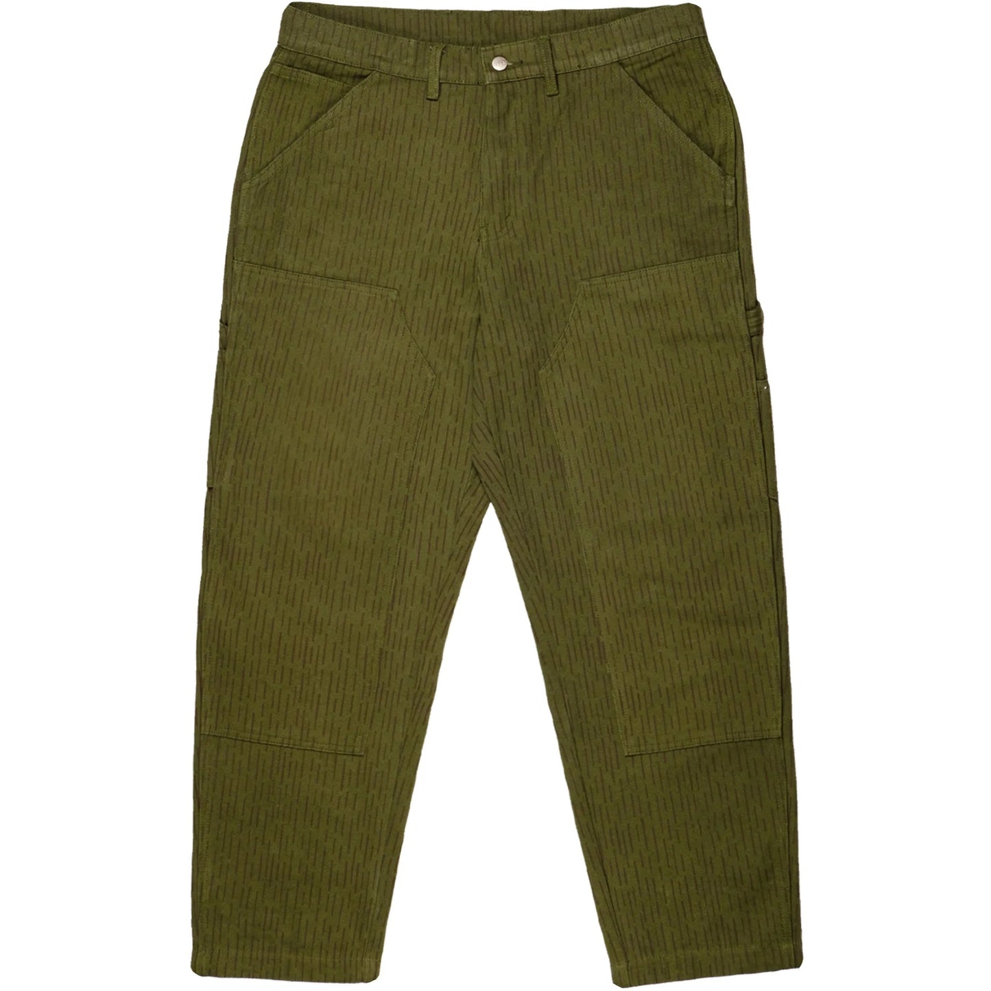 Heavy Duty Duck Canvas Carpenter Pants (Rain Camo)