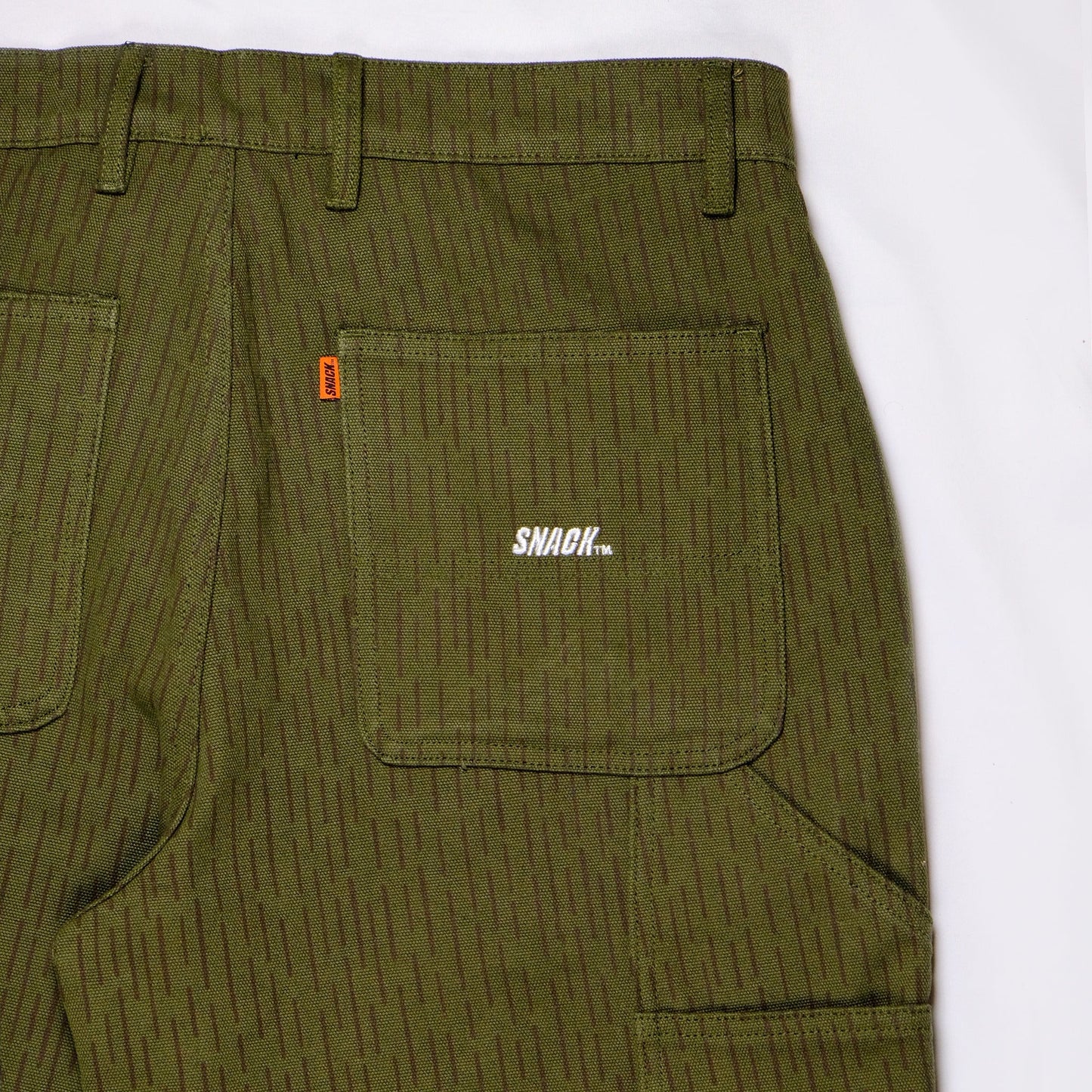 Heavy Duty Duck Canvas Carpenter Pants (Rain Camo)