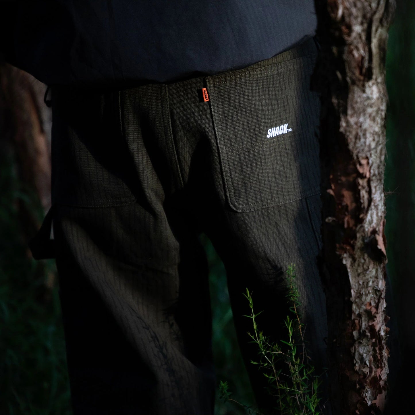 Heavy Duty Duck Canvas Carpenter Pants (Rain Camo)