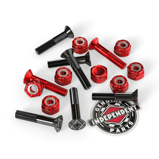 Genuine Parts Phillips Hardware - 1 in (Black/Red)