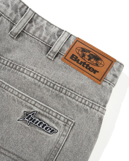 Racer Denim Jeans (Grey Wash)