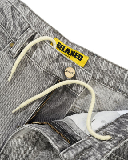 Racer Denim Jeans (Grey Wash)