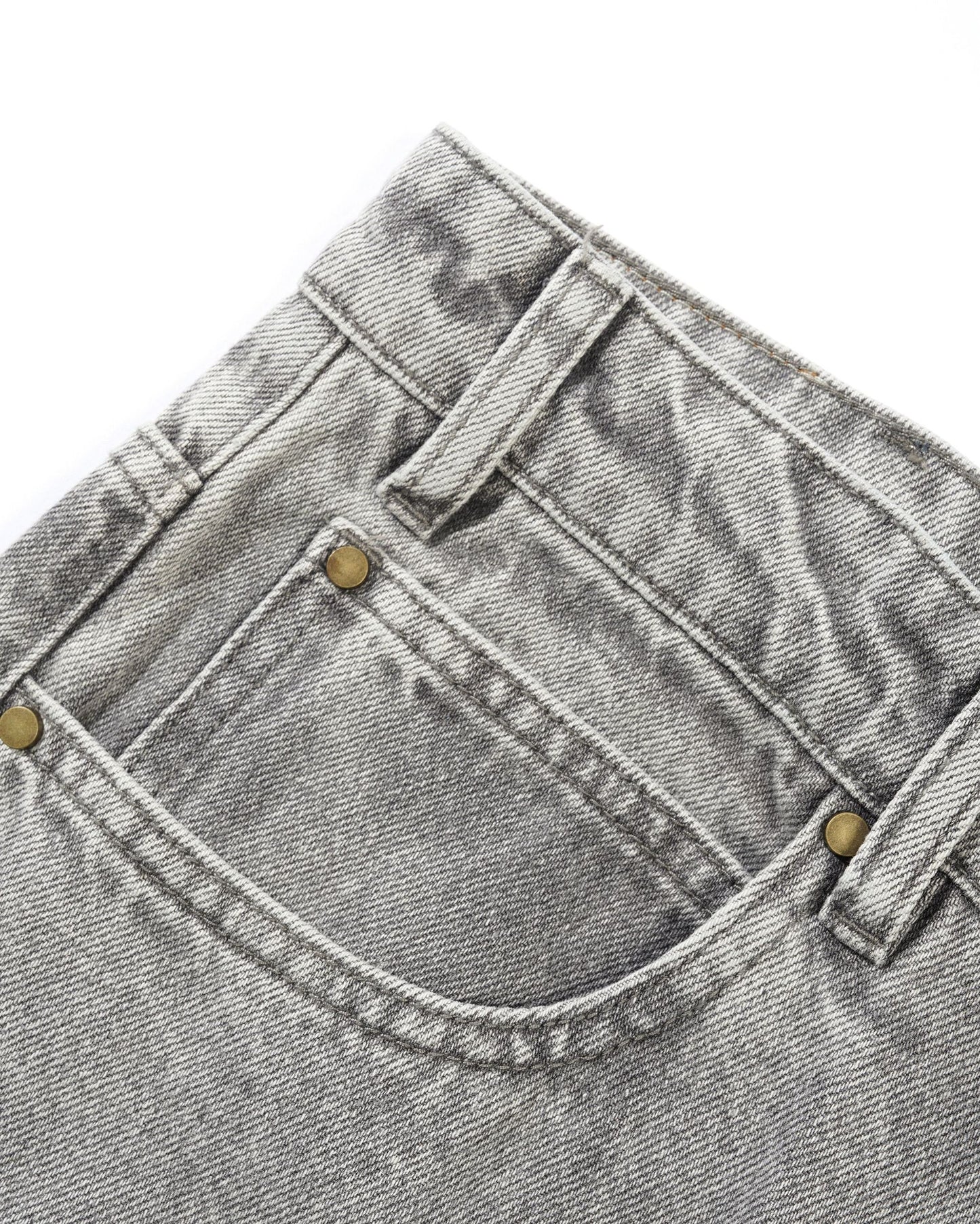 Racer Denim Jeans (Grey Wash)