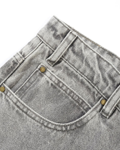 Racer Denim Jeans (Grey Wash)