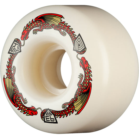 Dragon Formula 93a V4 Wide Red Wheels (54mm x 34mm)